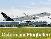Münchner Airport erwartet fast 10.000 Flüge mehr als im Vorjahr: Airlines fliegen während der Osterferien 2022 von München zu über 160 Zielen in aller Welt ((©Foto: Alex Timo Friedel für Flughafen München))
